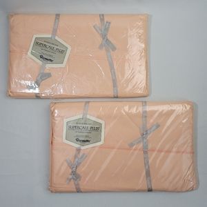 (2) Vtg Wamsutta Supercale Plus Full Flat Sheet